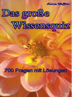 cover image of Das große Wissensquiz